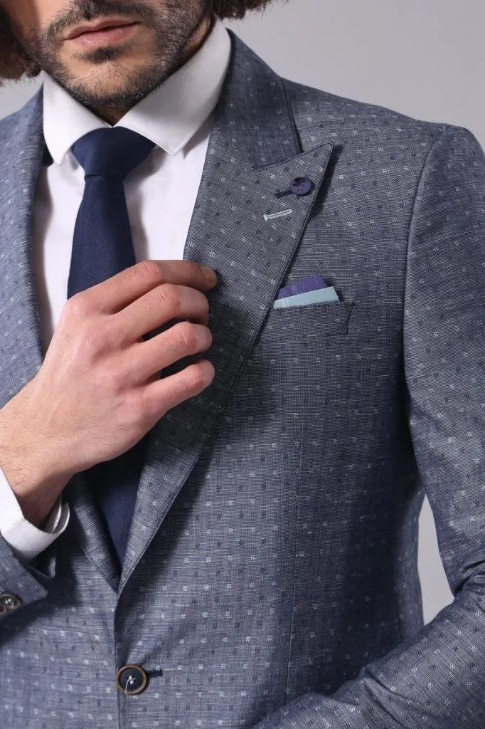 15481 Navy Blue Blazer Jacket