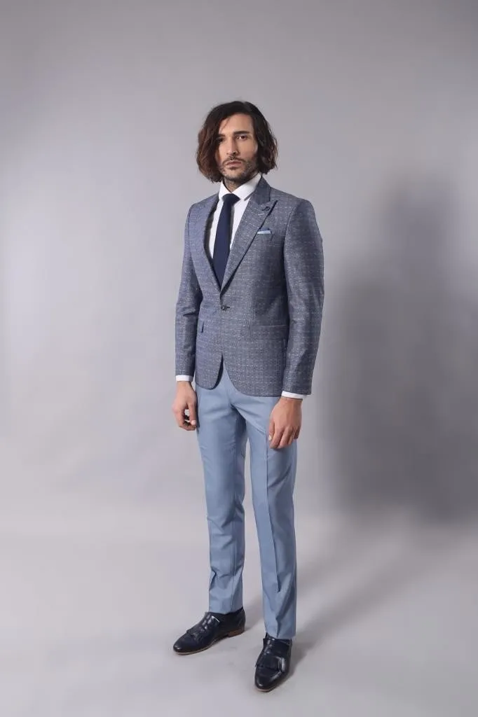 15481 Navy Blue Blazer Jacket