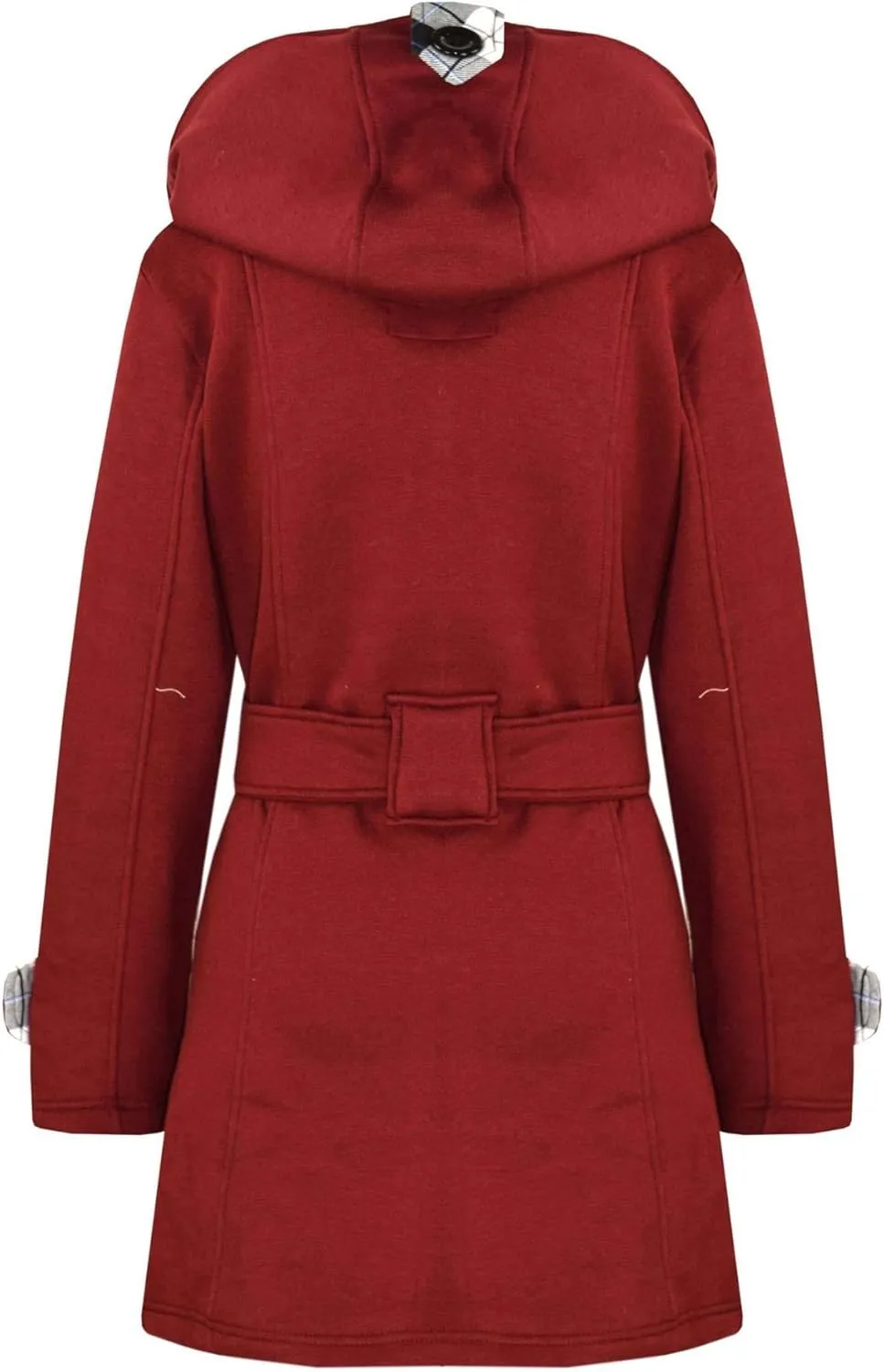 A2Z Kids Girls Overcoat Hooded Trench Coat Padded Oversized Lapels Long Parka Jacket