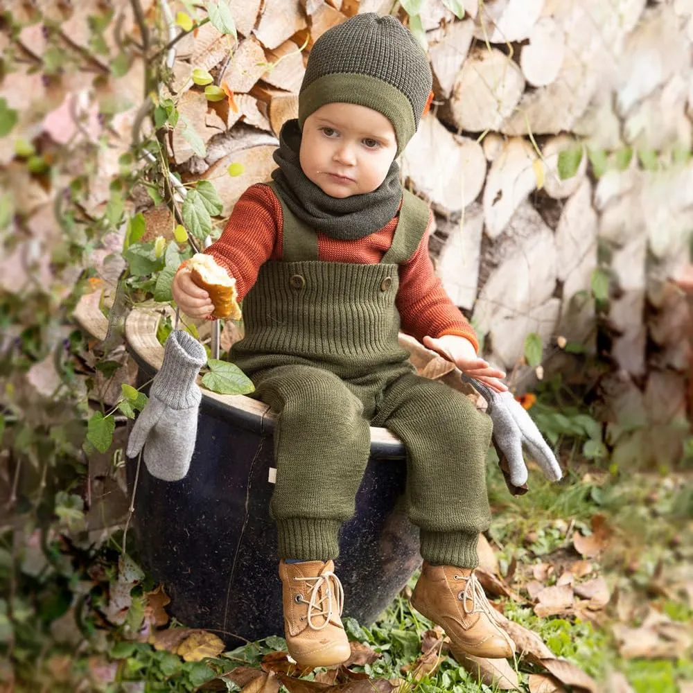 Baby Wool Pants: Organic Merino Wool Knitted Clothes for Boys and Girls, Newborn - 4 Years