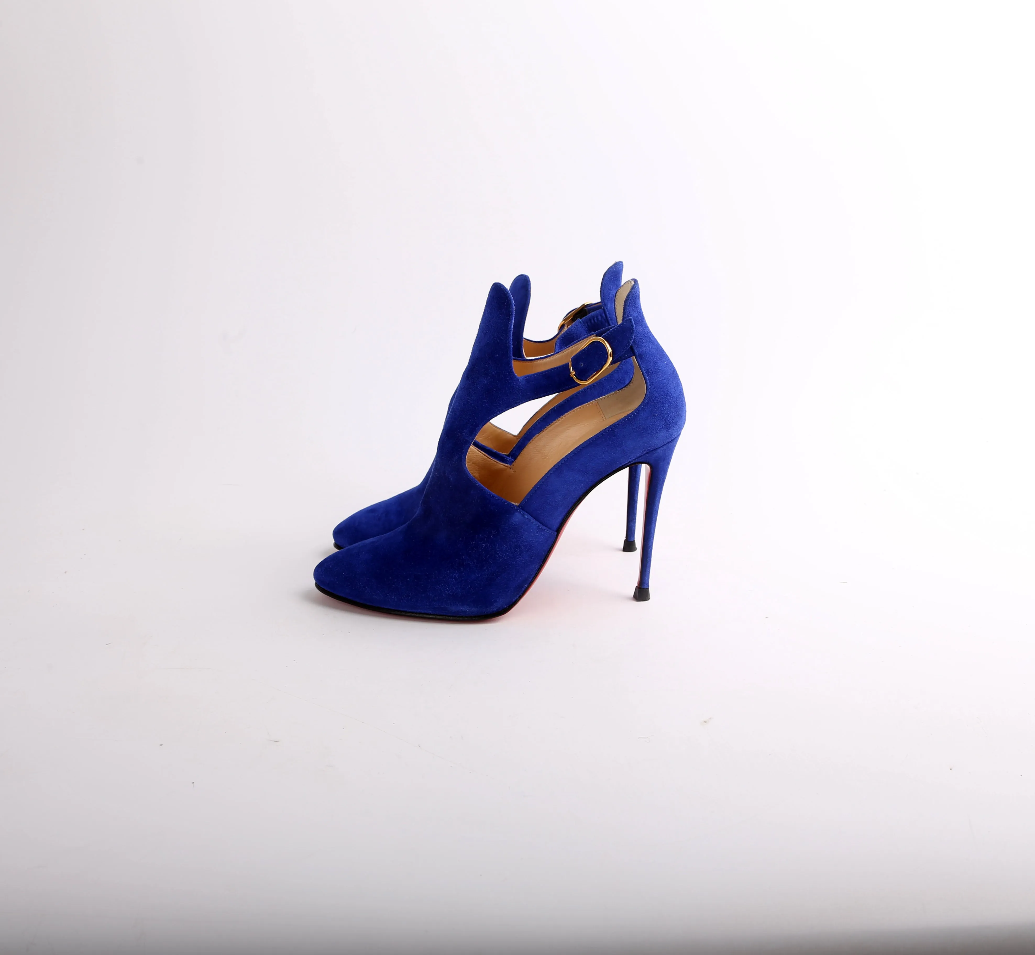 Candada 100 Veau Velours Heels Size 37