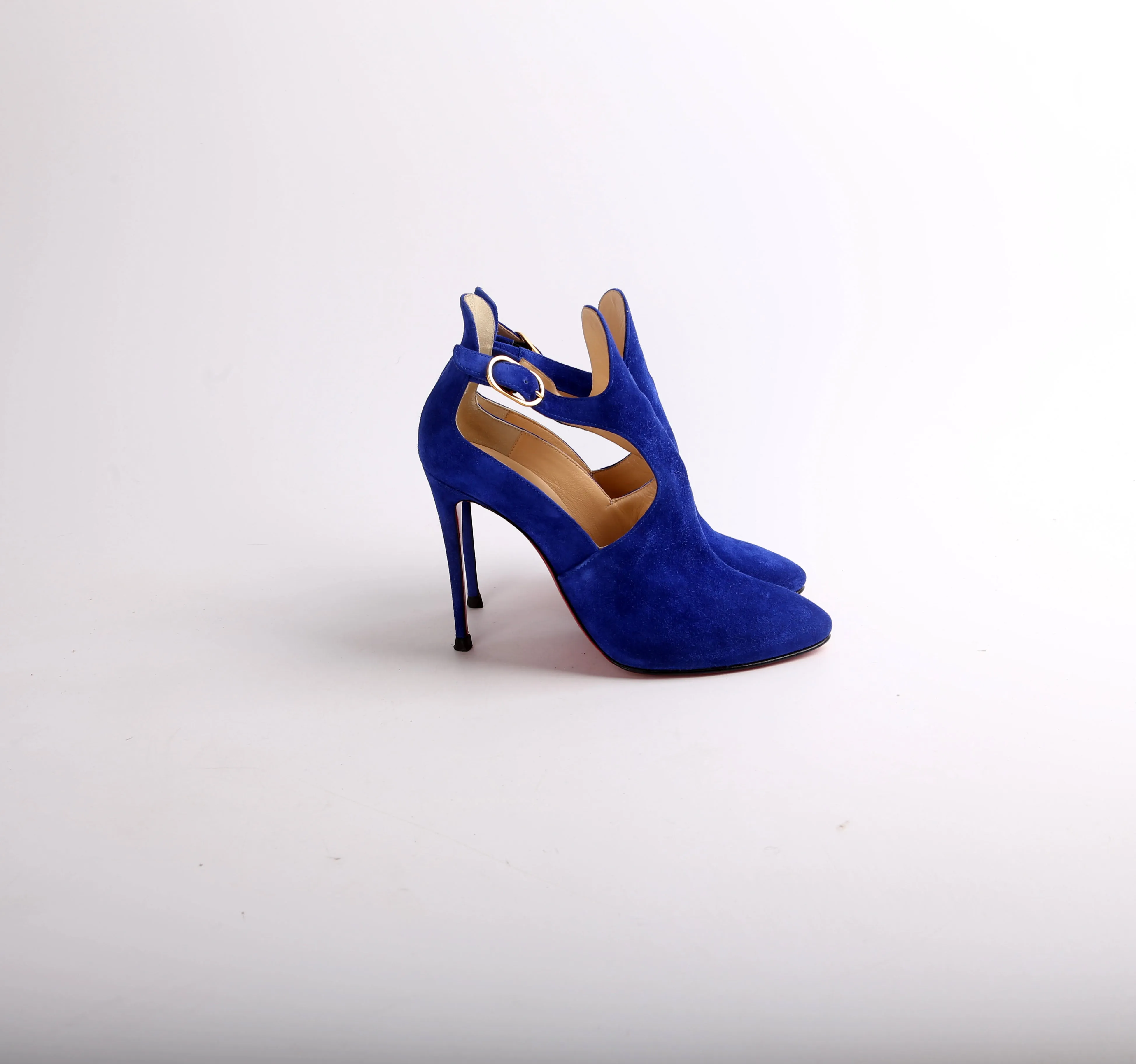 Candada 100 Veau Velours Heels Size 37
