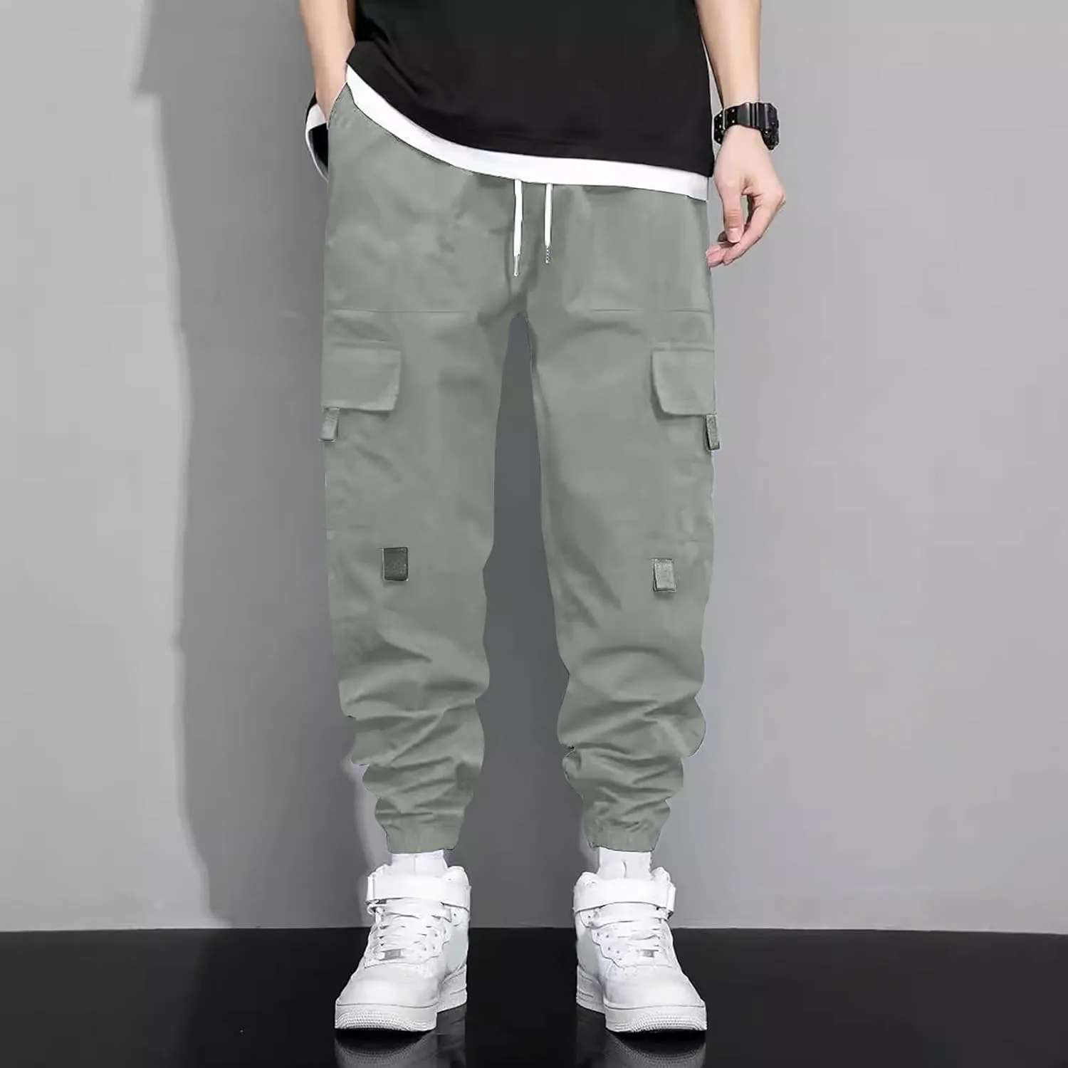 Cargo Pants for Men 2025 Heavyweight Trendy Lightweight Stretch Outdoor Trousers Men