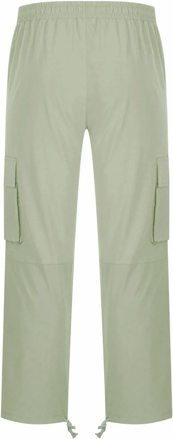 Cargo Pants for Men Stretch Casual Joggers Athletic Pants Cotton Loose Baggy Tactical Pants Straight Leg Sweatpants
