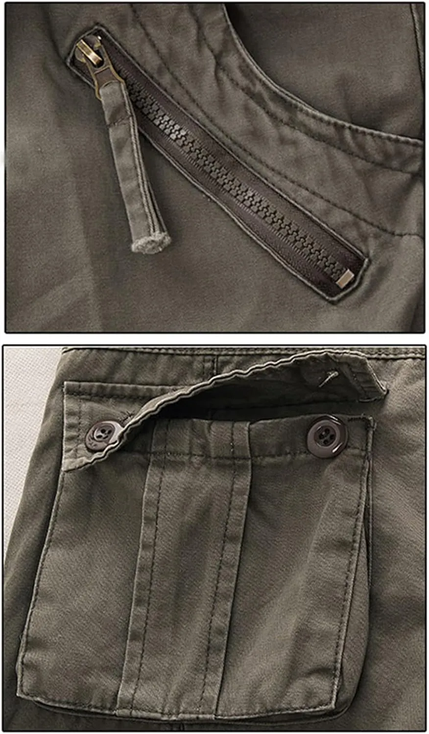 CHARTOU Women's Casual Work Cargo Pants with Multi Pockets Hiking Tactical Military Long Trousers