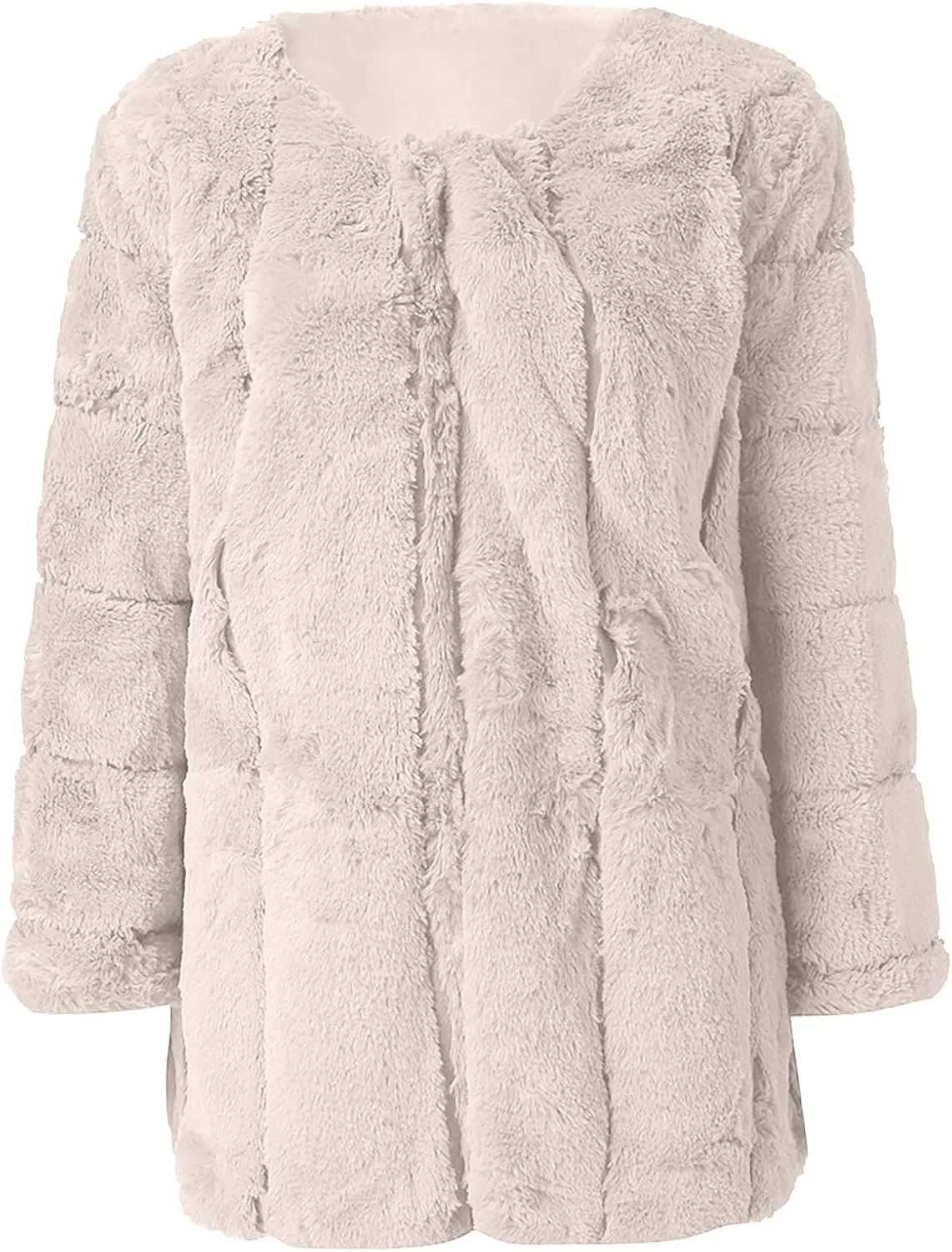 ChicCrate Women's Winter Coat 2025 Sherpa Fleece Shearling Trendy Jackets Warm Clothes Oversized Open Front Cardigan Outwear