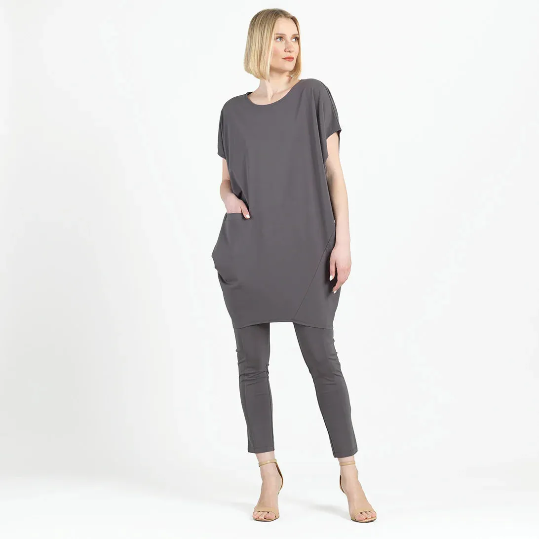 Knit Slim Leg Pant in Mocha by Clara Sun Woo