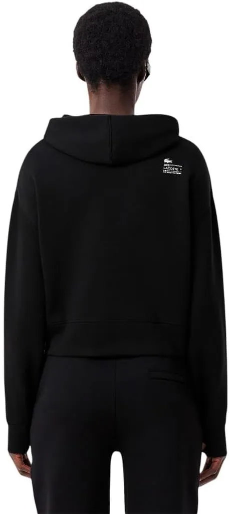 Lacoste Women's Short Cut Cutton Hoodie