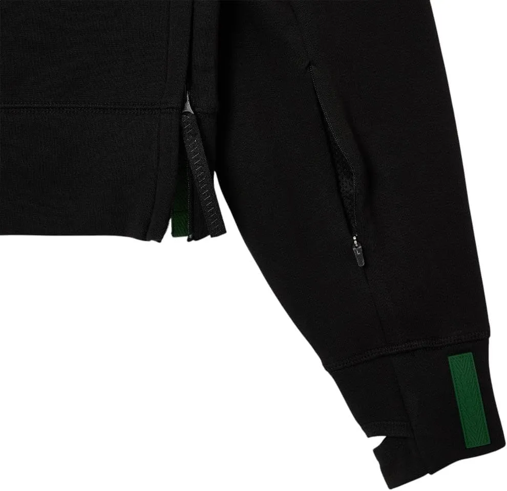 Lacoste Women's Short Cut Cutton Hoodie