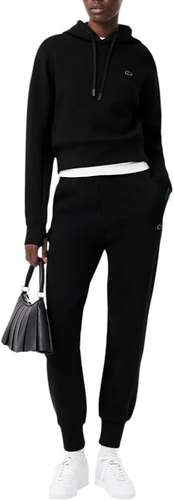 Lacoste Women's Short Cut Cutton Hoodie