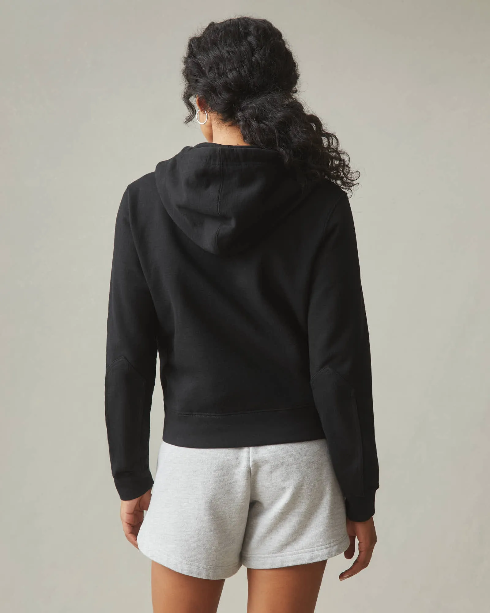 Relaxed Classic Full Zip - Black