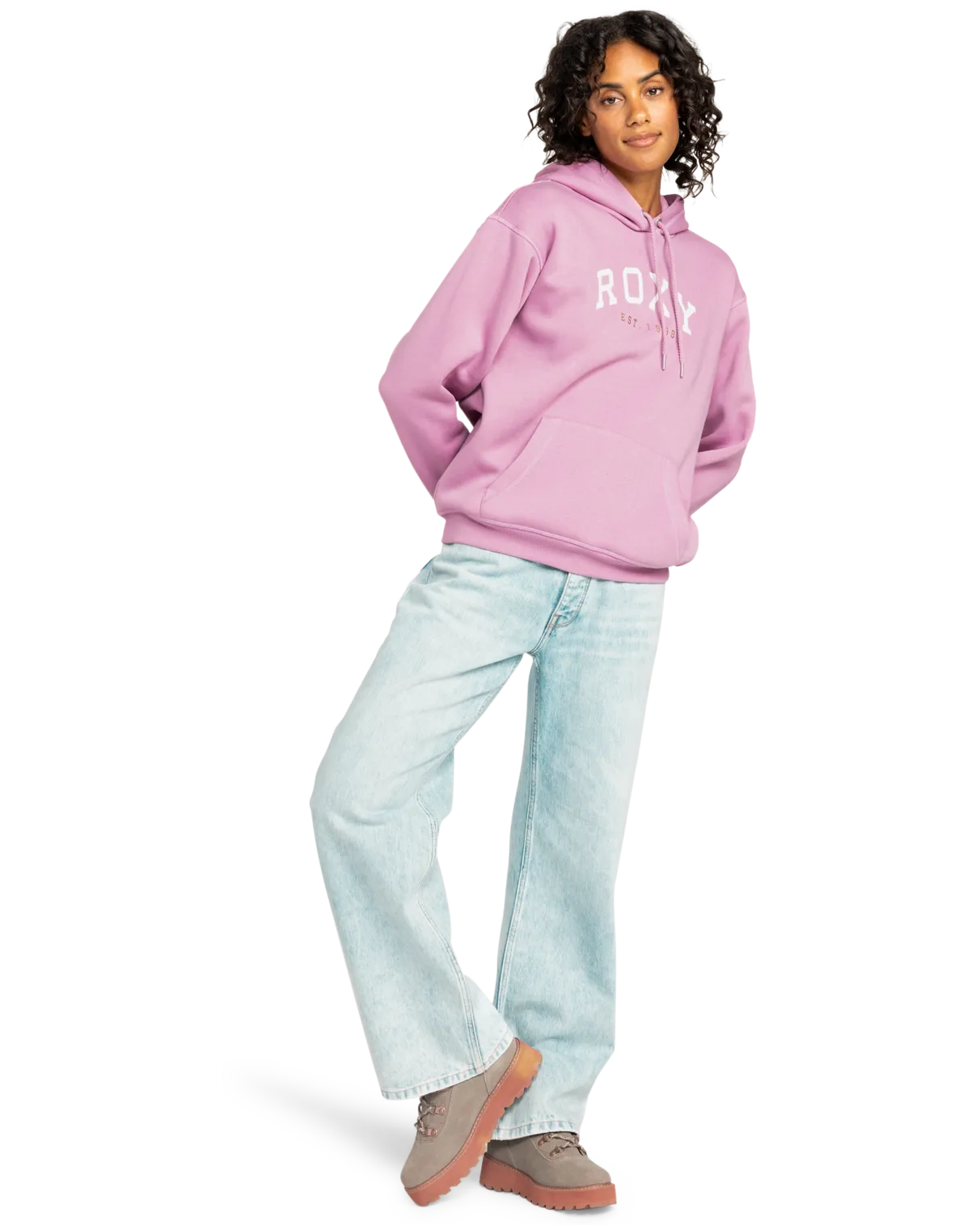 Surf Stoked Hoodie in Mauve Orchid