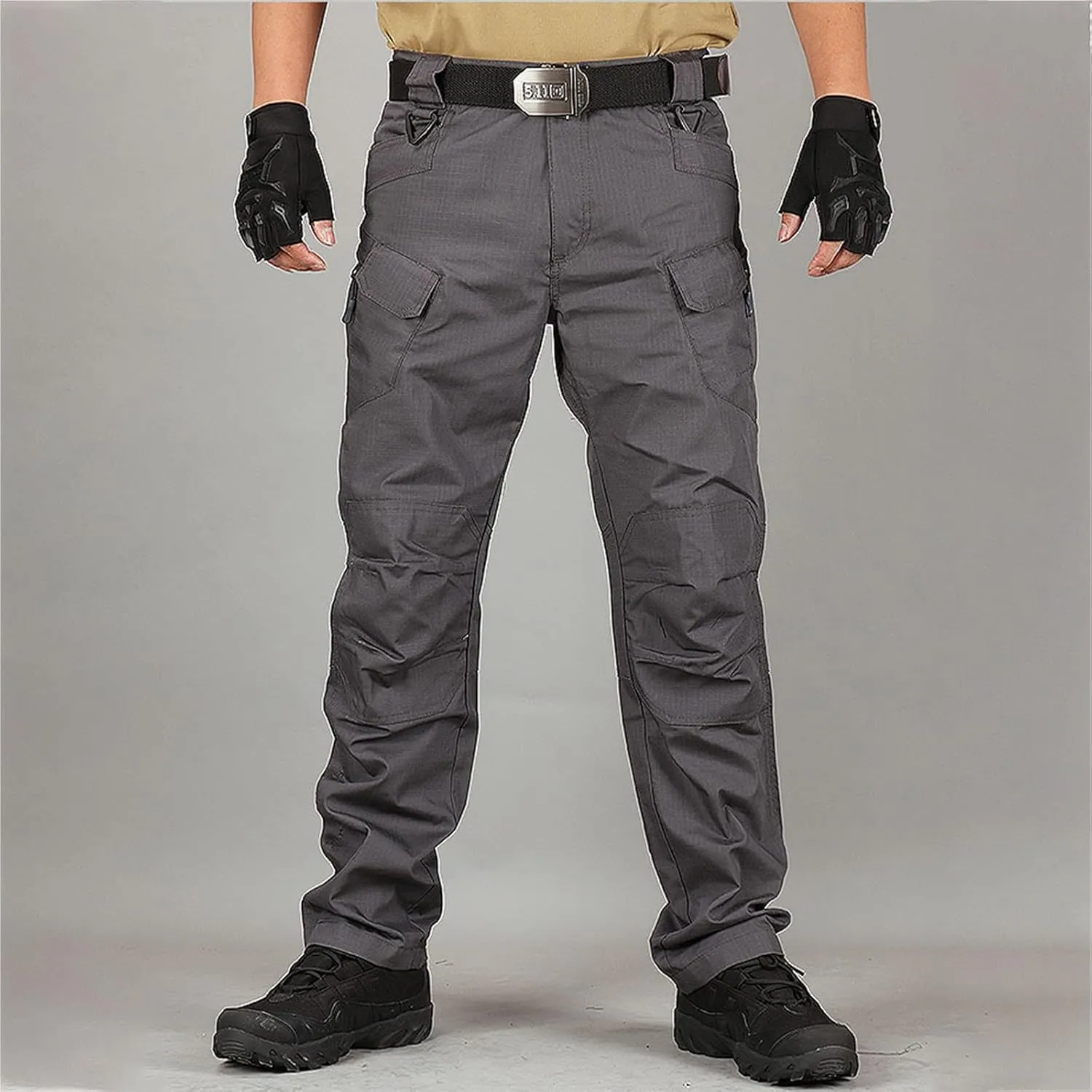 Tactical Cargo Pants Baggy Comfy Pants Lightweight Stretch with Pockets Ripstop Outdoor Work Joggers
