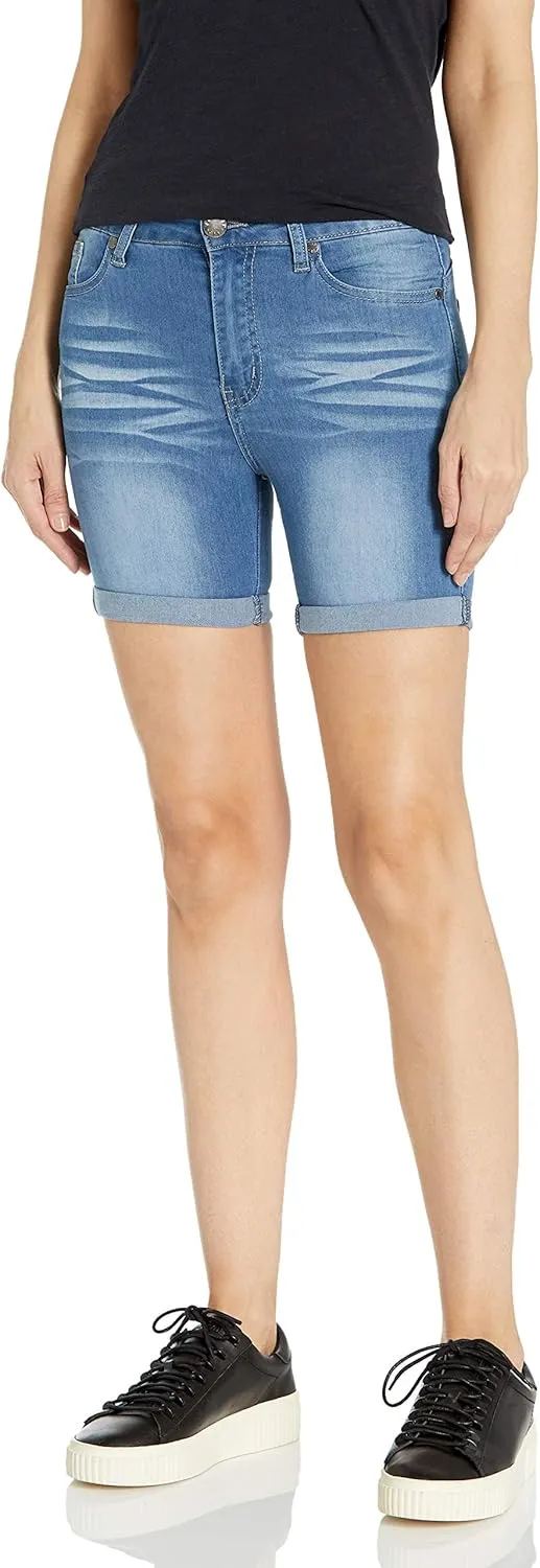 V.I.P. JEANS Women's Denim Jeans Acid Washed Blue Active Wear for Summer