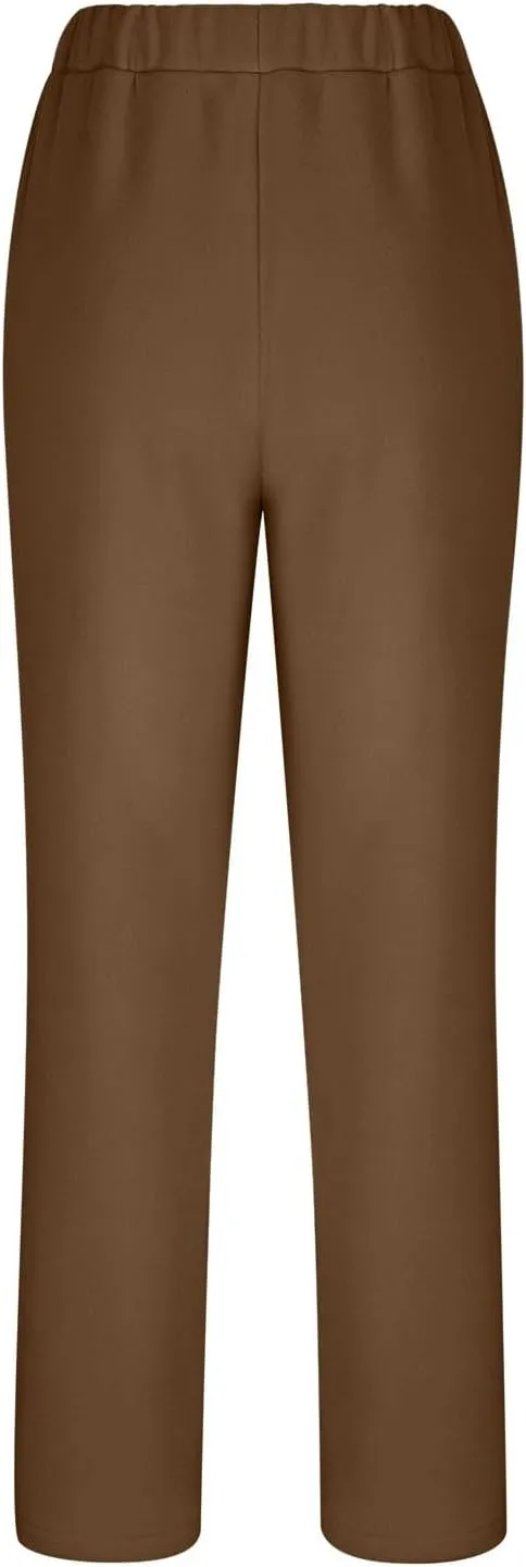 ZDRZK Women Joggers with Pockets Fleece Lined Athletic Lounge Sweat Pants Winter Warm Workout Running Fitness Pants
