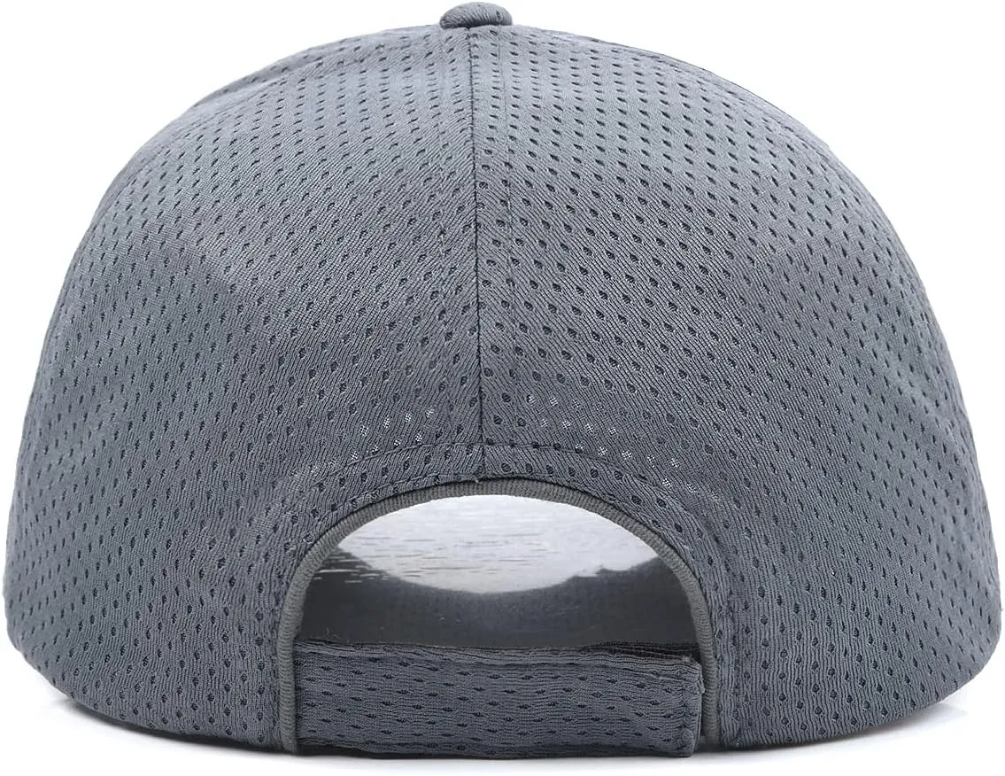 Zylioo XXL Oversize Baseball Mesh Cap,Large Structured Dad Cap,Adjustable Breathable Summer Hat